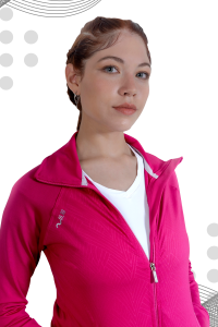 Campera F266 Poliéster con lycra gofrado