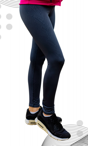 Calza F273 Poliéster con lycra gofrado